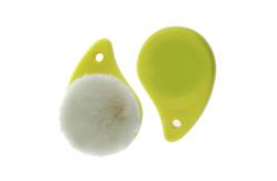 China Natural Soft Yellow Facial Cleansing Brush No Irritate To Skin supplier