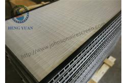 China Stainless Steel Welded Wedge Wire Screen Sieve Plate For Coal Washer supplier