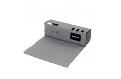 China Multifunctional Foldable PU Leather Wireless Charging Mouse Pad Rectangle supplier