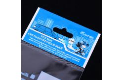 China OPP Transparent Plastic Bag With Cardboard Header BPA Free supplier
