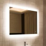 Modern Aluminum Frameless Lighted Makeup Mirror Erosion Resistant Rustproof for sale