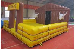 China Rodeo Bull Inflatable Sports Games / Bounce House Games Non Toxic supplier