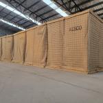 Sand Filled Gabion Hesco Blast Wall Containment Military Barrier Blast Wall for sale