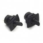 R13-402 ON-ON 3Pin 2Position Round Toggle Switch Maintained SPDT Panel Mount Black Color for sale
