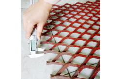 China Fencing Raised Expanded Metal Diamond Mesh Carbon Steel 3.14lbs Grating Grid supplier
