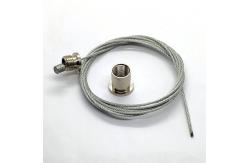 China White Aluminum Track Mounting Clip LED Lighting Wire Suspension Kit supplier