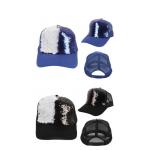 Sublimation Sequin Baseball Cap Custom Baseball Caps With Logo Photo Printing