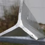 Galvanised Y Post Without Teeth Low Carbon Steel For Strong Fencing for sale