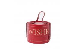 China Lovely Cardboard Customized Gift Box With PU Leather Handle And Magnetic Closure supplier