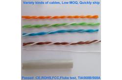 China Non Shielded Halogen Free CAT5E Network Cable 24AWG UTP HDPE supplier