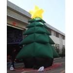 Green PVC Coated Nylon Advertising Inflatable Chrismas Tree For Decoration for sale