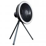 LED Light Tripod Pedestal Fan Outdoor Multifunctional With Adjustable Power for sale