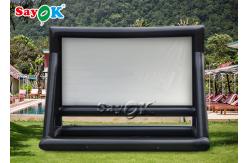 China Inflatable Big Screen Backyard Inflatable Movie Screen Rear Projection Logo Printing supplier
