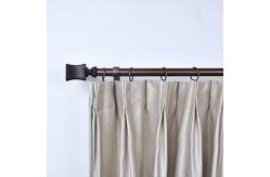 China Package Carton Resin Curtain Pipe With Cylinder Shape Finials Customizable Curtain rod Finials supplier