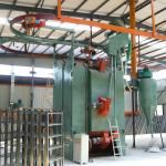 Heavy Duty Shot Blast Cleaning Equipment Single Hook Type For Forging Parts for sale