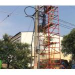 Strong Non Conductive Fibreglass Scaffold Tower For Wire Pole Repairement for sale