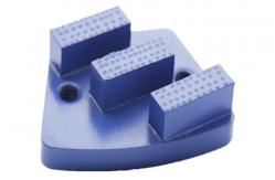 China Trapezoid Floor Grinding Pad PCD & Diamond Metal Bond G6 PCD 3 Segments supplier