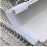 10cm 13cm PVC Poultry Feeding Trough Chicken Feeding Line Parts for sale