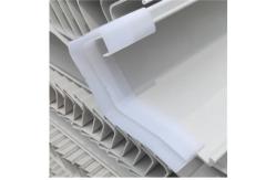 China 10cm 13cm PVC Poultry Feeding Trough Chicken Feeding Line Parts supplier