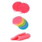 Kitchen Cleaning Silicone Mold Tools , Silicon Sponge Brush Dish Washing Sponge Scrubber