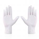 Customized  AQL 1.5 Food Service Latex Gloves / Powdered Disposable Gloves for sale
