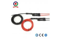 China 12awg 4mm2 Solar Cable Black Red Solar Extension Cable With XLPE Jacket supplier