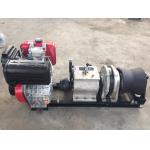 Electrical Power Line 5T Cable Pulling Winch For Tower Erection / Pole Setting