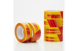 China UV Resistant Professional Fragile Tape 2.2 Mil Polypropylene Material supplier