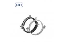 China Rubber Hose Clips Mental Pipe Clamp with Rubber Insulated Cable Clamp supplier
