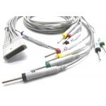 10 Leads IEC/AHA 0.25mA DIN3.0/Banana4.0/Snap/Clip Holter ECG Cable MedEX ECG200.300 for sale