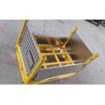 Industrial Warehouse Collapsible Wire Container Large Load Capacity
