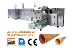 China 10kg/Hour Sugar Roller Waffle Ice Cream Cone Machine supplier