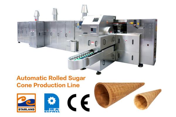 Industrial Baking Sugar Cone Production Line Fully Automated 1.5kw