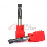 Hss 1/4 6mm 2 Flute End Mill Flat Cnc Milling Bits AlTiN Coating HRC50 for sale