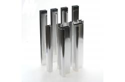 China 6063 Customize High Brightness Polished Mirror Fabricated Aluminum Profiles supplier