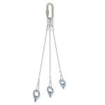 Hanging Kit For Pendant Speakers With Suspension Cables / Eye Screw And Washers Wire Rope Length 500MM for sale
