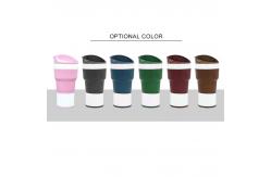 China SGS Collapsible Silicone Coffee Cup 400ml For Camping supplier
