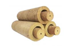 China A1 Grade Rockwool Mineral Wool Rockwool Pipe Insulation Fire Resistant supplier