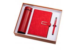 China Custom Logo Luxury Diary And Pen Gift Set Reusable Multifunctional supplier