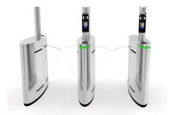 China Bi Directional Automatic Flap Barrier Turnstile Gate Access Control System supplier