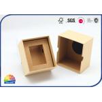 Wood Color Recyclable Cardboard Paper Gift Box EVA Paper Tray Crashworthy for sale