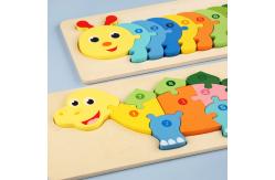 China DIY Children Early Education Cognitive Toys Animal 3D Stereo Clasp Puzzle supplier