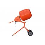 160L Mini Concrete Mixer Machine Yellow Cement Mixing Machine