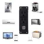 Mountable Conference Table Socket Phone Charger , Conference Room Table Inserts UL Approved