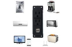 China Mountable Conference Table Socket Phone Charger , Conference Room Table Inserts UL Approved supplier