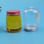 Custom 54mm PET Plastic Beverage Jar For Cool Coffee