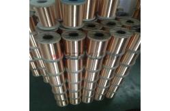 China Cobalt C17500 CuCo2Be  Beryllium Copper Spring Wire Thickness 0.1mm On Spools supplier