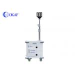 Portable Lightweight Mobile Sentry Security Trailer With 2.5m Manual Telescopic Mast