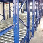 Orange Mobile Gravity Feed Pallet Racking Conveyor Shelves 1500kg for sale