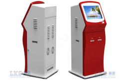 China Indoor Free Standing Card Dispenser Kiosk with Touch Screen Use In Bank supplier